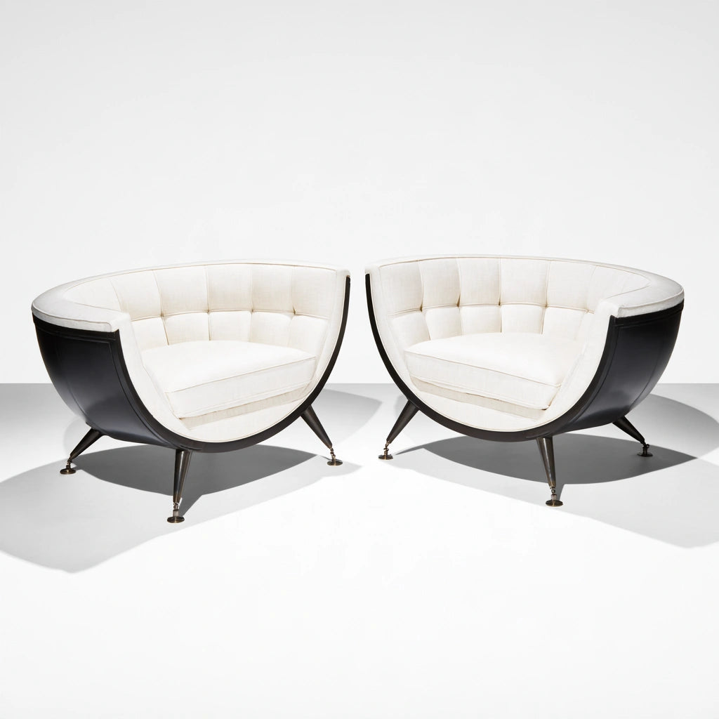 Accentfauteuil met stoffen bekleding, kleur lichtgrijs