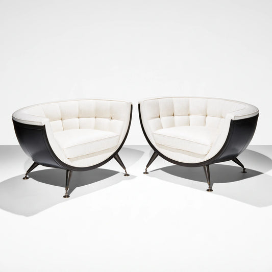 Accentfauteuil met stoffen bekleding, kleur lichtgrijs