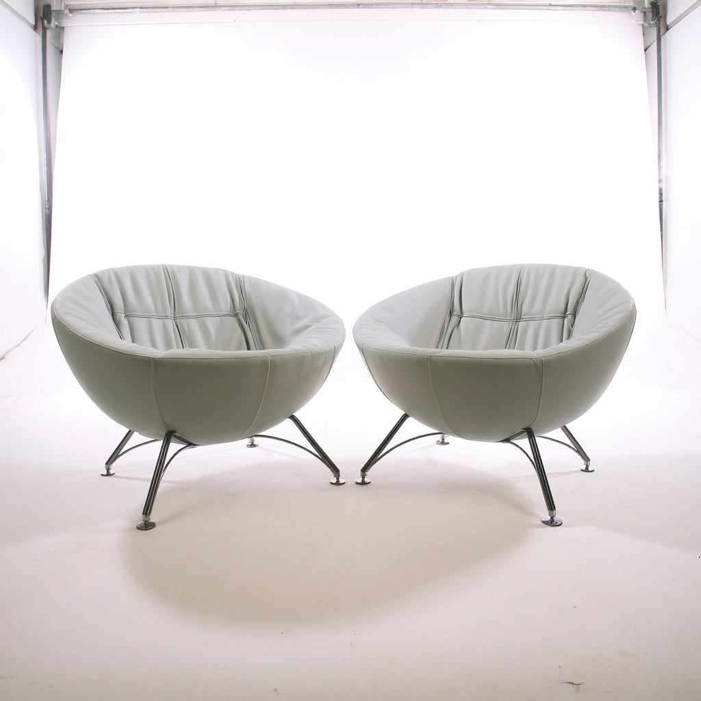Accentfauteuil met stoffen bekleding, kleur lichtgrijs