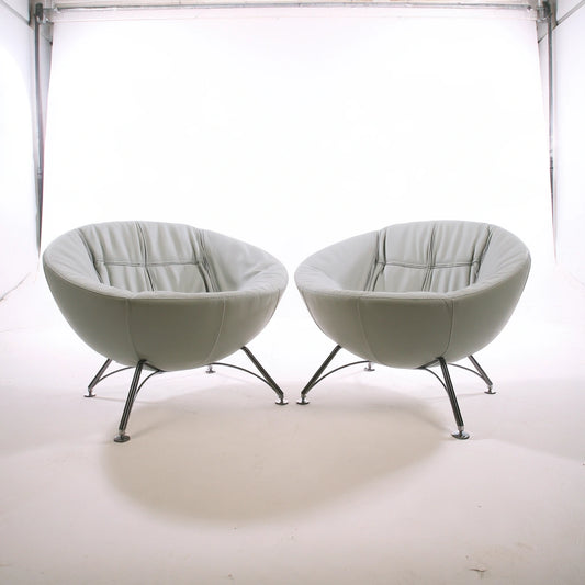 Accentfauteuil met stoffen bekleding, kleur lichtgrijs